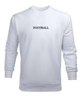 Football Beyaz Erkek Sweatshirt - Thumbnail