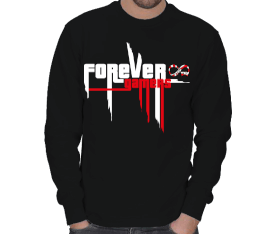 Forever Gamers Beyaz Erkek UZUN KIŞLIK Siyah ERKEK SWEATSHIRT