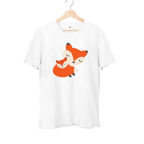 Fox Mom Unisex Kısa Kol Tişört