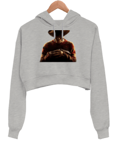 Freddy Coruger Kadın Crop Hoodie Kapüşonlu Sweatshirt