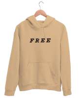 Free Camel Unisex Kapşonlu Sweatshirt - Thumbnail