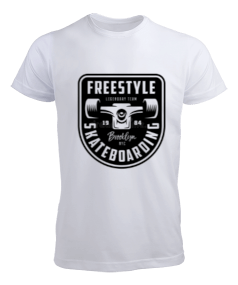 freestyle skateboarding Erkek Tişört