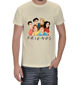 Friends modeli Erkek Tişört