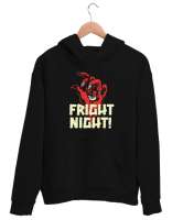 Fright Night - Korku Gecesi Siyah Unisex Kapşonlu Sweatshirt - Thumbnail