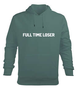 Full Time Loser Çağla Yeşili Erkek Kapüşonlu Hoodie Sweatshirt