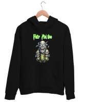 Fury Pickles Siyah Unisex Kapşonlu Sweatshirt - Thumbnail