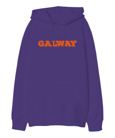 Galway Oversize Unisex Kapüşonlu Sweatshirt