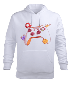 Gameboy Erkek Kapüşonlu Hoodie Sweatshirt