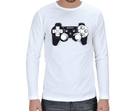 gamepad sweathshirt Erkek Uzun Kol