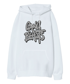 Gang beasts Oversize Unisex Kapüşonlu Sweatshirt