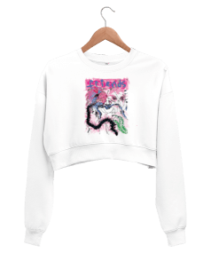 gang friends Kadın Crop Sweatshirt