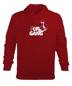 GANG WINTER Erkek Kapüşonlu Hoodie Sweatshirt