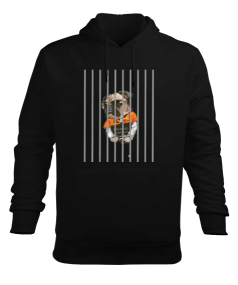 Gangster köpek tasarım Erkek Kapüşonlu Hoodie Sweatshirt