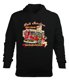 Garage Erkek Kapüşonlu Hoodie Sweatshirt