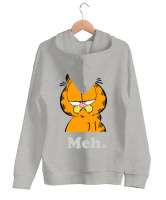 GARF Gri Unisex Kapşonlu Sweatshirt - Thumbnail