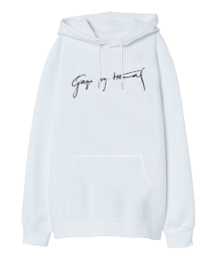 Gazi M Kemal Oversize Unisex Kapüşonlu Sweatshirt