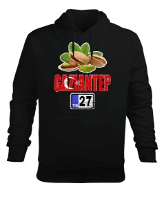 gaziantep, gaziantep şehir ,Türkiye,Türkiye bayrağı. Erkek Kapüşonlu Hoodie Sweatshirt