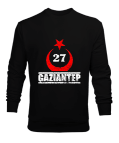 gaziantep, gaziantep şehir ,Türkiye,Türkiye bayrağı. Erkek Sweatshirt