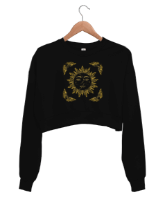 Gece Gündüz Kadın Crop Sweatshirt