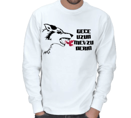 Gece Uzun Mevzu Derin ERKEK SWEATSHIRT