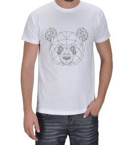 Geometrik Panda[Geometric Panda] Erkek Tişört