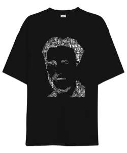 George Orwell 1984 Siyah Oversize Unisex Tişört