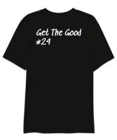 Get The Good Siyah Siyah Oversize Unisex Tişört - Thumbnail