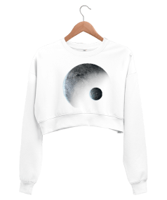 GEZEGEN Kadın Crop Sweatshirt