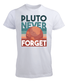 Gezegenlikten Çıkarılan Plütonu Asla Unutma, Pluto Never Forget Erkek Tişört