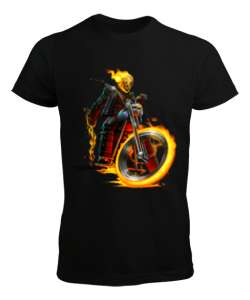 Ghost Rider Siyah Erkek Tişört