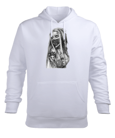 Girl Draw Erkek Kapüşonlu Hoodie Sweatshirt