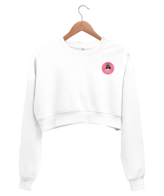 Girl Power Kadın Crop Sweatshirt