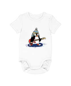 Gitar Çalan Penguen Bebek Zıbını