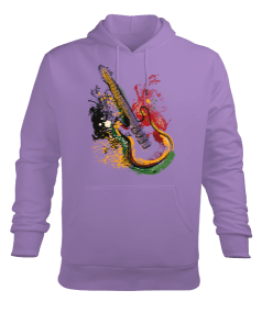 GİTAR Erkek Kapüşonlu Hoodie Sweatshirt