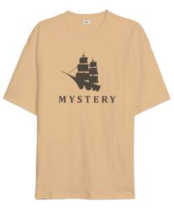 Gizemli Yelkenli - Mystery Camel Oversize Unisex Tişört