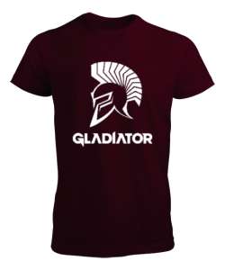 Gladyatör - Gladiator V2 Bordo Erkek Tişört