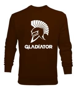 Gladyatör - Gladiator V2 Kahverengi Erkek Sweatshirt