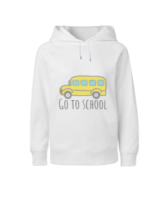 Go To School Çocuk Unisex Hoodie Kapüşonlu