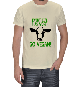 Go Vegan Erkek Tişört