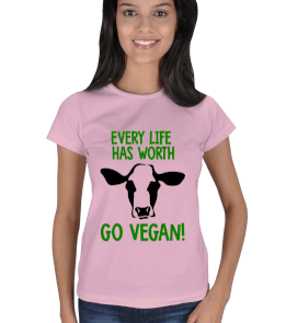 Go Vegan Kadın Tişört