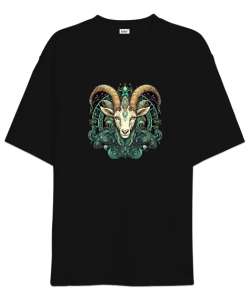 GOAT Siyah Oversize Unisex Tişört