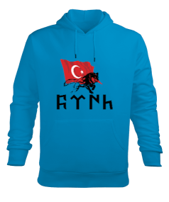 GÖKTÜRK Erkek Kapüşonlu Hoodie Sweatshirt