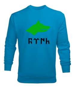 Göktürk Turkuaz Erkek Sweatshirt