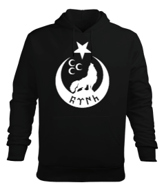 Göktürk,Göktürk logosu,Türkiye. Erkek Kapüşonlu Hoodie Sweatshirt