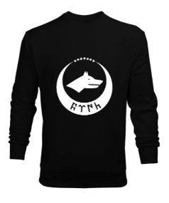 Göktürk,Göktürk logosu,Türkiye. Erkek Sweatshirt