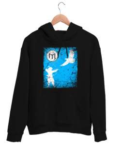 Göktürk,Göktürk logosu,Türkiye. Siyah Unisex Kapşonlu Sweatshirt