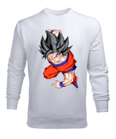 Goku Tasarımlı Erkek Sweatshirt