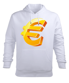 Golden Euro Hoodie Erkek Kapüşonlu Hoodie Sweatshirt