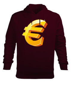 Golden Euro Hoodie Erkek Kapüşonlu Hoodie Sweatshirt
