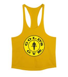 Golds Gym Sarı Erkek Tank Top Atlet